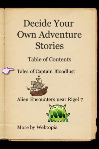 decide your own adventure stories iPhone Captures Décran 1