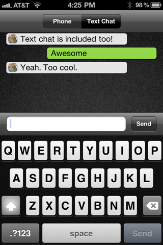 gamephone - free voice calls and text chat for game center iphone images 3