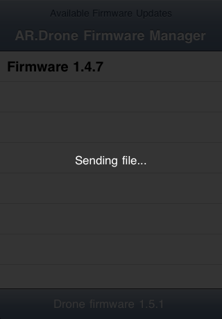 firmware manager for ar.drone iphone capturas de pantalla 3