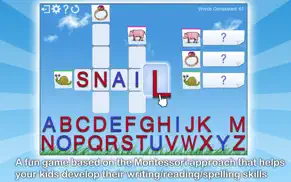 montessori crosswords - teach and learn spelling with fun puzzles for children iphone images 1