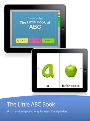 abc alphabet letters by the little book ipad images 1