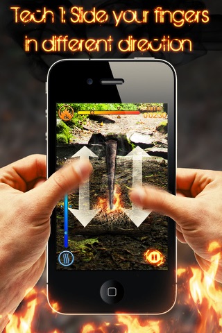fire it up free - bow drill for iphone , ipad and ipod touch iphone images 1