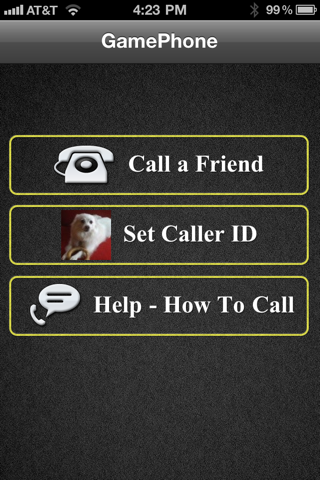 gamephone - free voice calls and text chat for game center iphone images 1