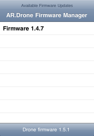 firmware manager for ar.drone iphone capturas de pantalla 2