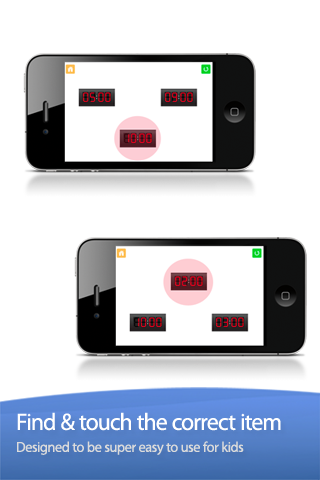 telling time - digital clock by photo touch iphone images 2
