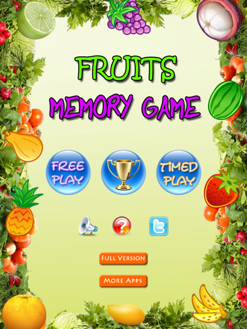 fruits memory game lite ipad images 1