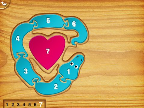 my first puzzles: snakes ipad images 3