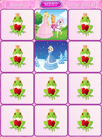 princess pony - matching memory game for kids and toddlers who love princesses and ponies ipad images 2