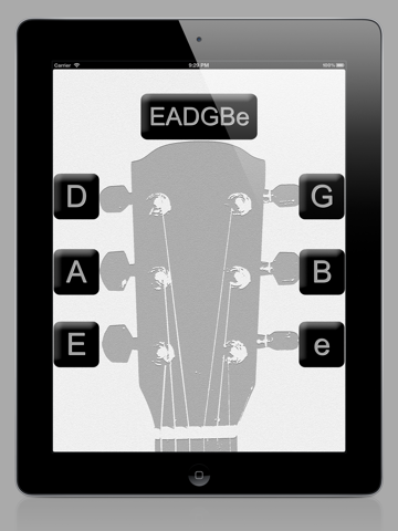 accordeur de guitare iPad Captures Décran 1