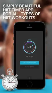 hiit timer - high intensity interval training timer for weight loss workouts and fitness iphone resimleri 1