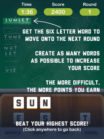 anagram academy - jumble text, spell words, and become an unscramble master ipad images 1