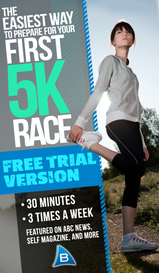ease into 5k - free, run walk interval training program, gps tracker iphone images 1