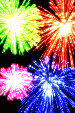 real fireworks artwork visualizer free for iphone and ipod touch iphone images 1