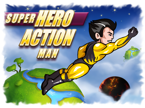 super hero action man - best fun adventure race to the planets game ipad images 1