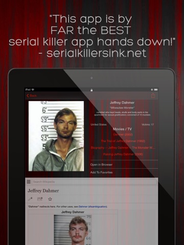 libreria de asesinatos en serie ipad capturas de pantalla 1