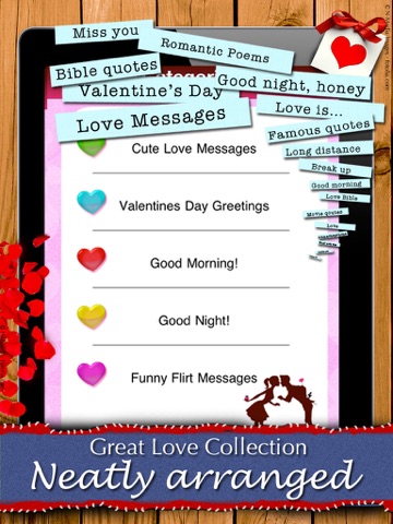 love messages - romantic ideas and quotes for your sweetheart ipad images 2