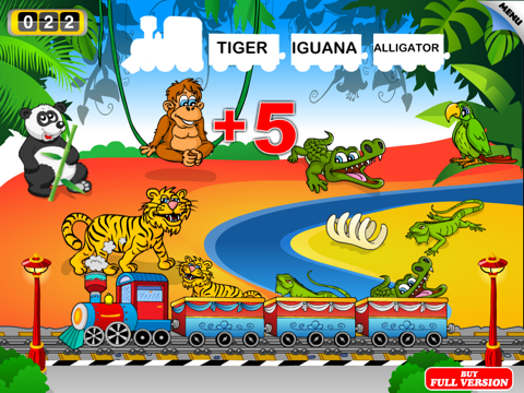 abby - animal train - first word hd free by 22learn ipad images 1