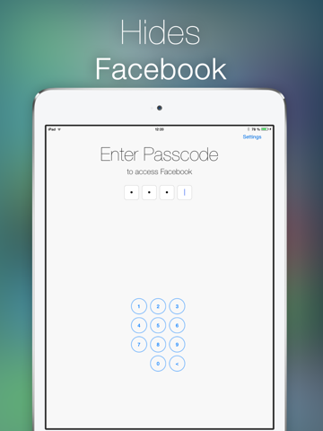 password for facebook ipad images 1