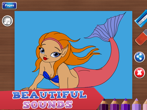 coloring pages for girls - fun games for kids ipad capturas de pantalla 4