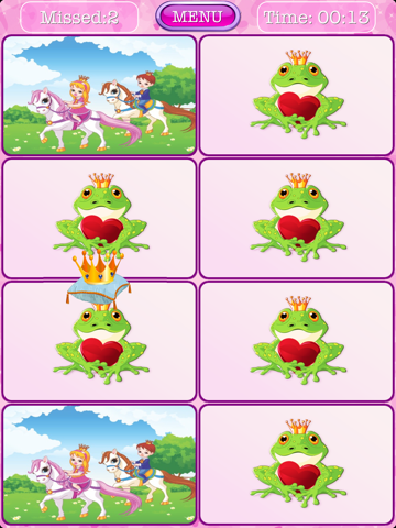 princess pony - matching memory game for kids and toddlers who love princesses and ponies ipad images 3