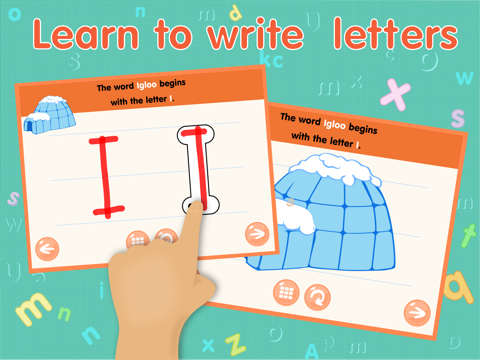 kids academy • learn abc alphabet tracing and phonics. montessori education method. ipad images 3