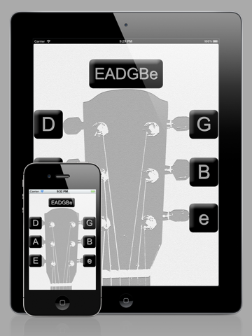 accordeur de guitare iPad Captures Décran 2