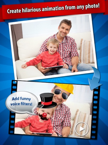 ifunface pro - create funny hd videos from photos, fun face ipad images 1