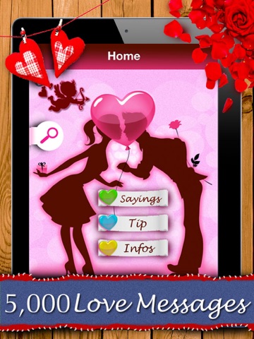 5,000 love messages - romantic ideas and words for your sweetheart ipad images 1