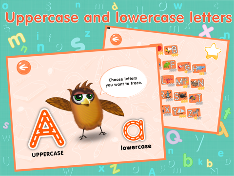 kids academy • learn abc alphabet tracing and phonics. montessori education method. ipad images 2