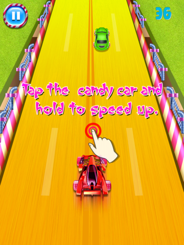 candy car race - drive or get crush racing ipad images 2