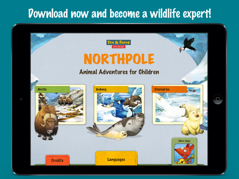 north pole - animal adventures for kids ipad images 4