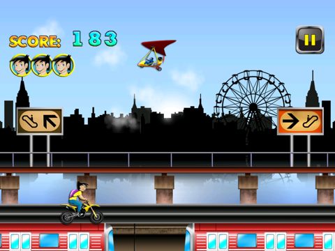 subway motorcycles - run against racers and planes and motor bike surfers ipad resimleri 2
