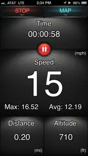 bike ride tracker by 30 south iphone images 1