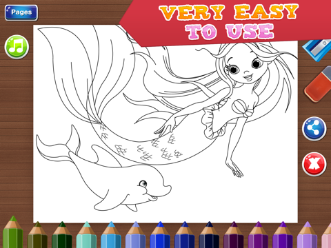 coloring pages for girls - fun games for kids ipad capturas de pantalla 1