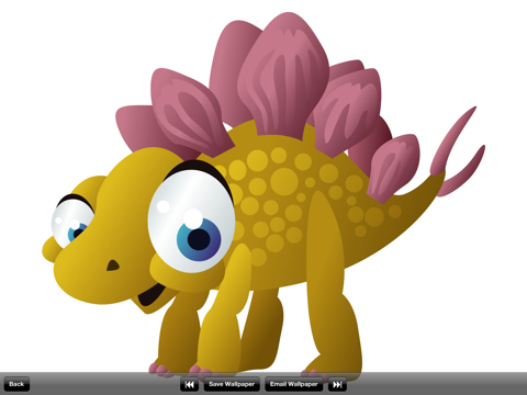 dinozor arazi oyun çocuklar için belirlenen ipad resimleri 4