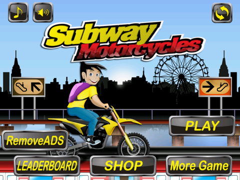 subway motorcycles - run against racers and planes and motor bike surfers ipad resimleri 1