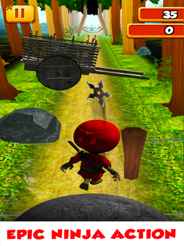 3d tiny ninja fun run free - mega kids jump race to the aztec temple games ipad images 2