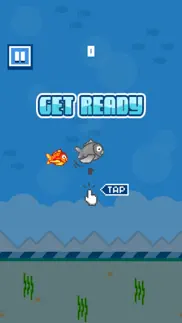 little flipper fall- the adventure of a tiny, flappy, flying, bird fish with splashy birds wings iphone capturas de pantalla 2