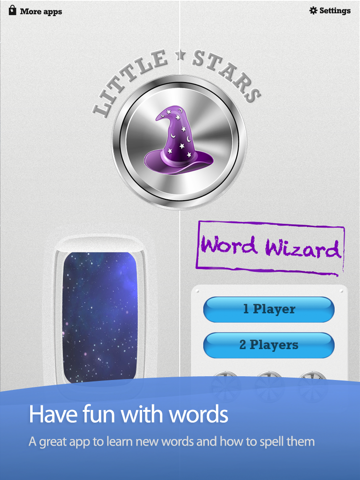 little stars - word wizard ipad images 1