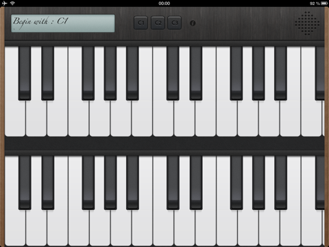 piano synth - moveable keyboard with piano and other sounds ipad resimleri 1