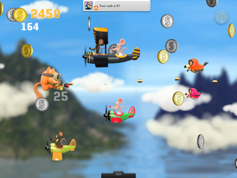 airplane cats vs rats free - tiny flying angry air battle game ipad images 2