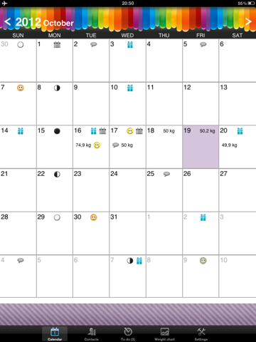 matrix calendar ipad resimleri 1