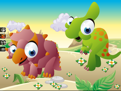 dinozor arazi oyun çocuklar için belirlenen ipad resimleri 2