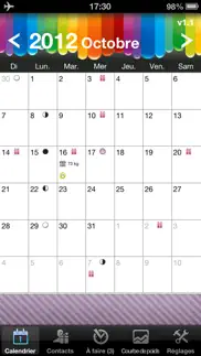 calendrier matrix iPhone Captures Décran 1