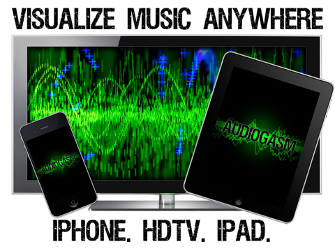 audiogasm: music visualizer - real time animation of audio and music for iphone, ipod touch, and ipad ipad images 1