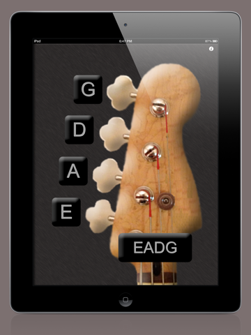 accordeur de guitare basse iPad Captures Décran 1