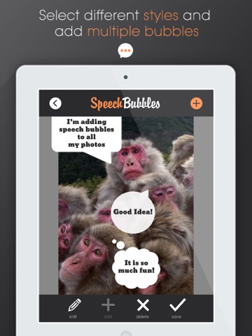 speech bubbles - caption your photos ipad images 3