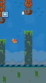 little flipper fall- the adventure of a tiny, flappy, flying, bird fish with splashy birds wings iphone capturas de pantalla 3