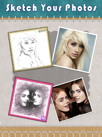 photo sketch pro – my picture with pencil draw cartoon effects ipad images 1