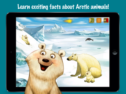 north pole - animal adventures for kids ipad images 3